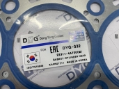 Прокладка головки блока цилиндров D4CB Euro 5 DYG032 (223114A720) T=1,05mm DYG. Ю.Корея